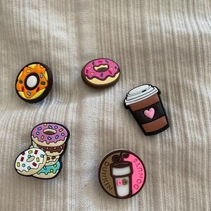 Dunkin Donuts Shoe Charms for shoes or bracelets NWT